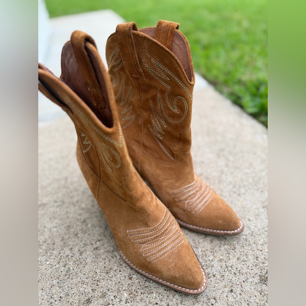 Jeffrey Campbell Audie Western Boots  size 8 Festival Rodeo Cowgirl - Picture 3 of 7
